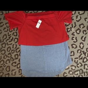 Anthropologie NWT off the shoulder top